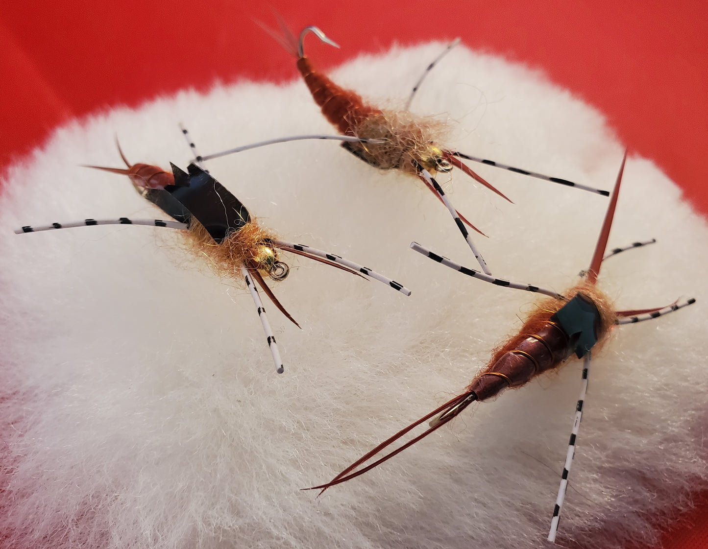 Bead Head Rubber Legs Stonefly Nymph- Brown, Stonefly Nymph #6
