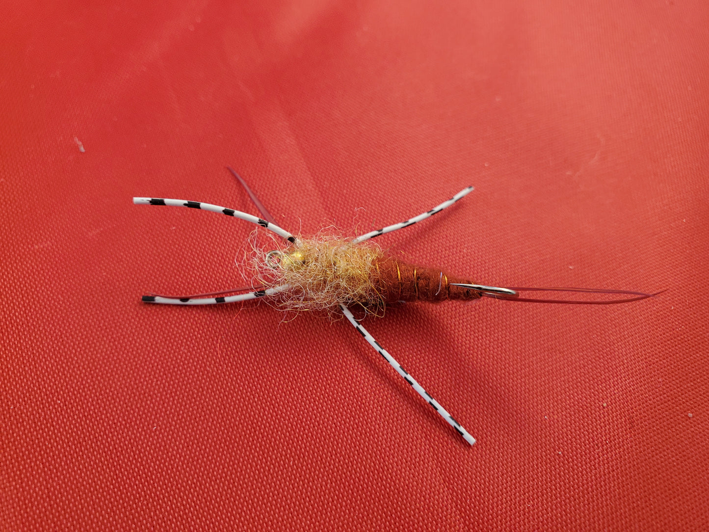 Bead Head Rubber Legs Stonefly Nymph- Brown, Stonefly Nymph #6