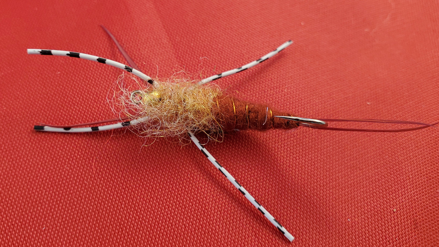 Bead Head Rubber Legs Stonefly Nymph- Brown, Stonefly Nymph #6