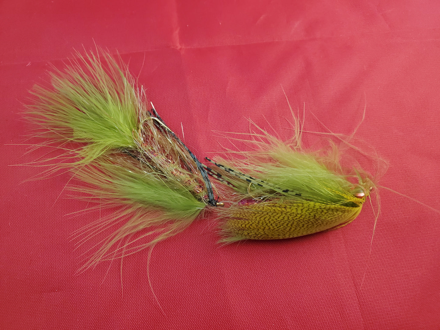 Ken's Upper Delaware Peanut Streamer, Circus Peanut, Articulated Streamer Fly