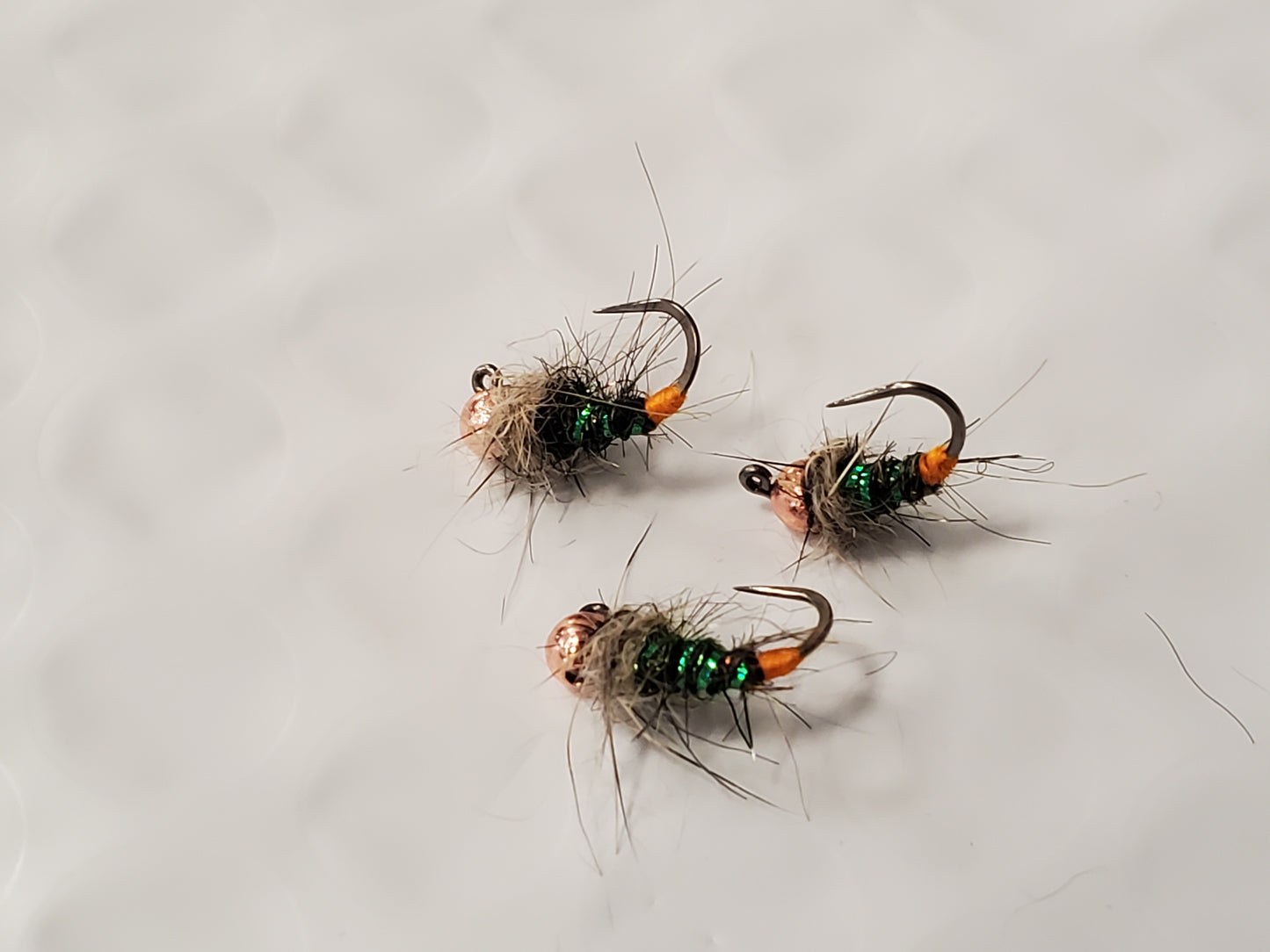 Trout Jig -Green Caddis, Tungsten Bead Head Trout Jig, Trout Jig Nymph, Bead Head Nymph,