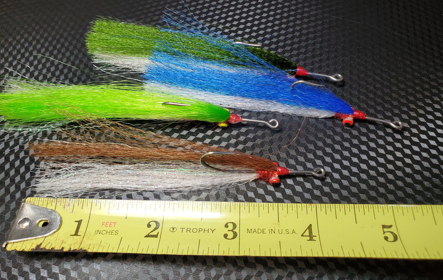 3 Indestructible Clouser Minnow, Clouser Minnow. Salt Water Clouser Minnow