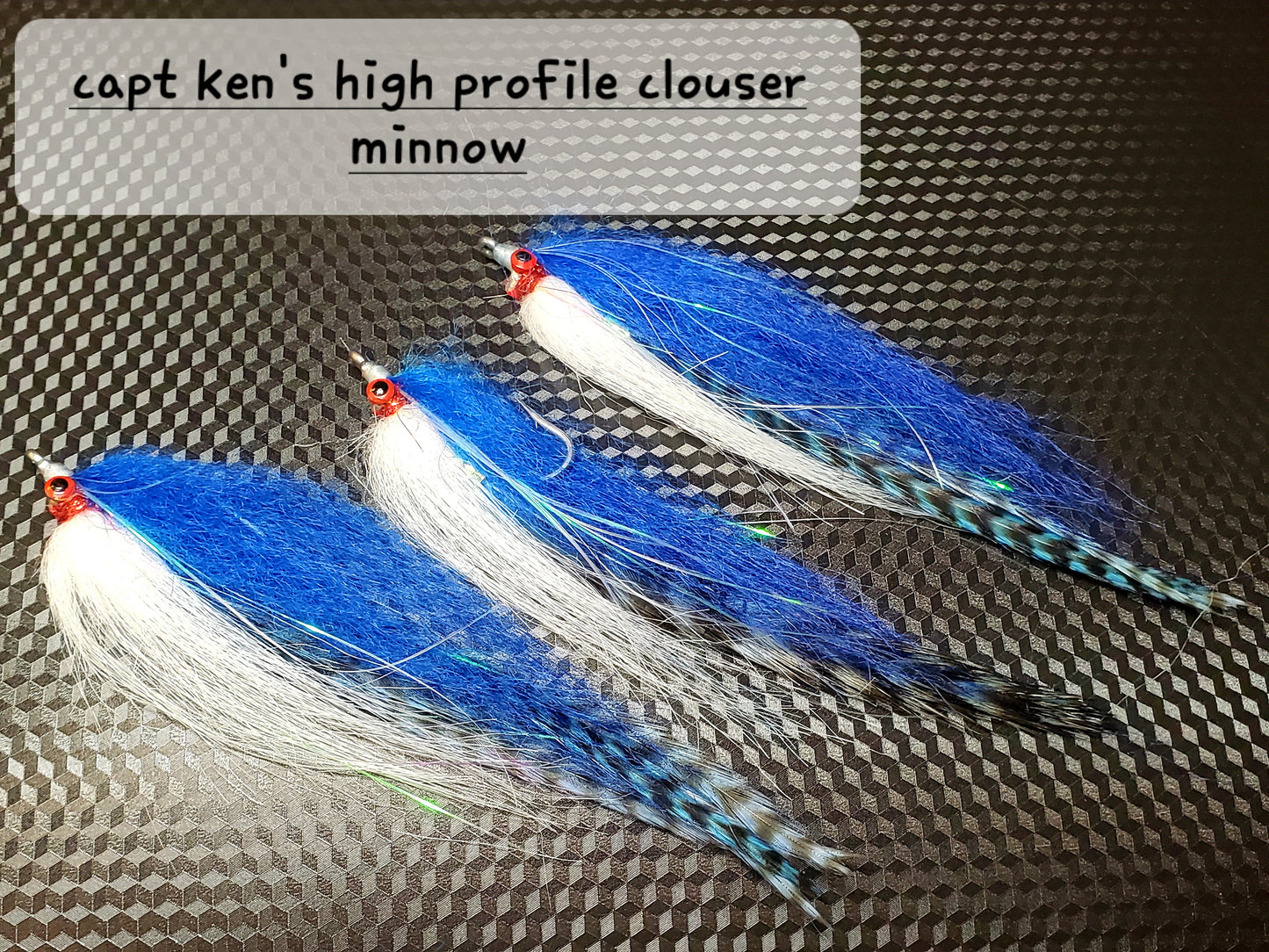 Salt Water Clouser, High Profile Clouser Minnow, Half and Half Streamer Fly,