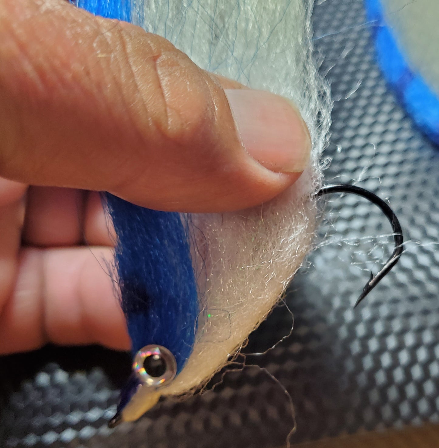 TWO- 6 " Baitfish Flies, E P Baitfish, Predator Fly, Striper Fly, Pilchard Fly, Big Game Fly