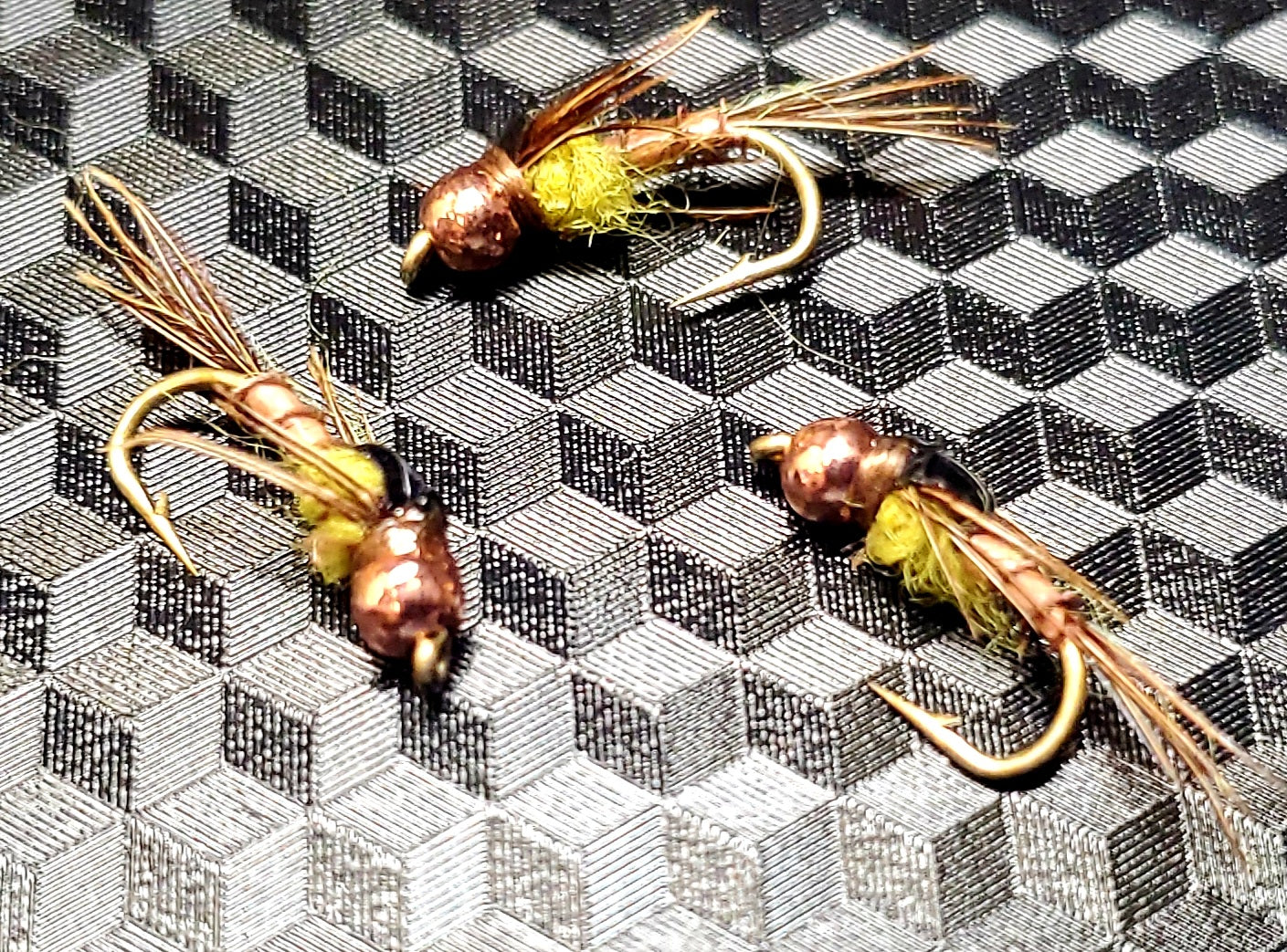 Micro Mayfly Nymph, Tungsten Bead Micro Mayfly Nymph, Mayfly Nymph #16-#18 BWO and Sulfur