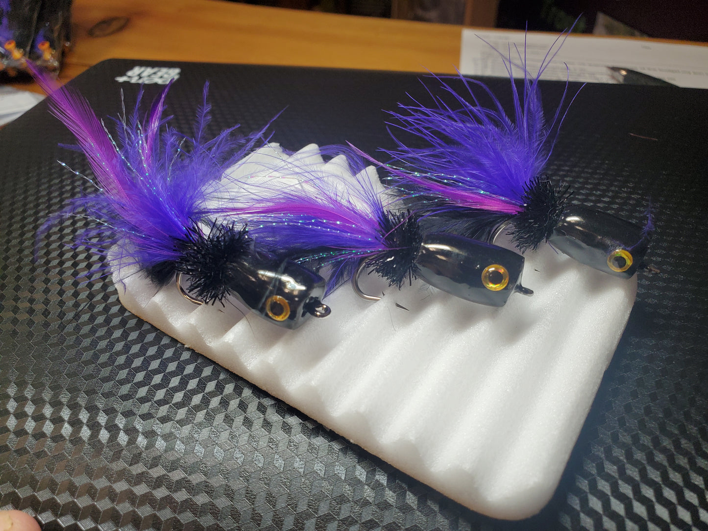 Salt Water Poppers, CLOSEOUT, Bass Popper #2/0, Salt water Popper, Poppers, Popper Fly