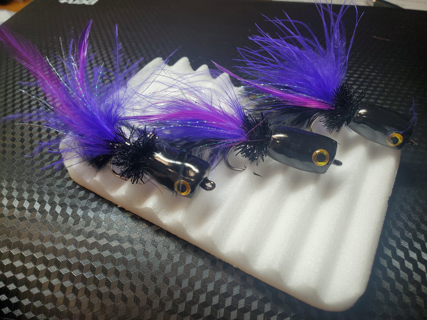 Salt Water Poppers, CLOSEOUT, Bass Popper #2/0, Salt water Popper, Poppers, Popper Fly