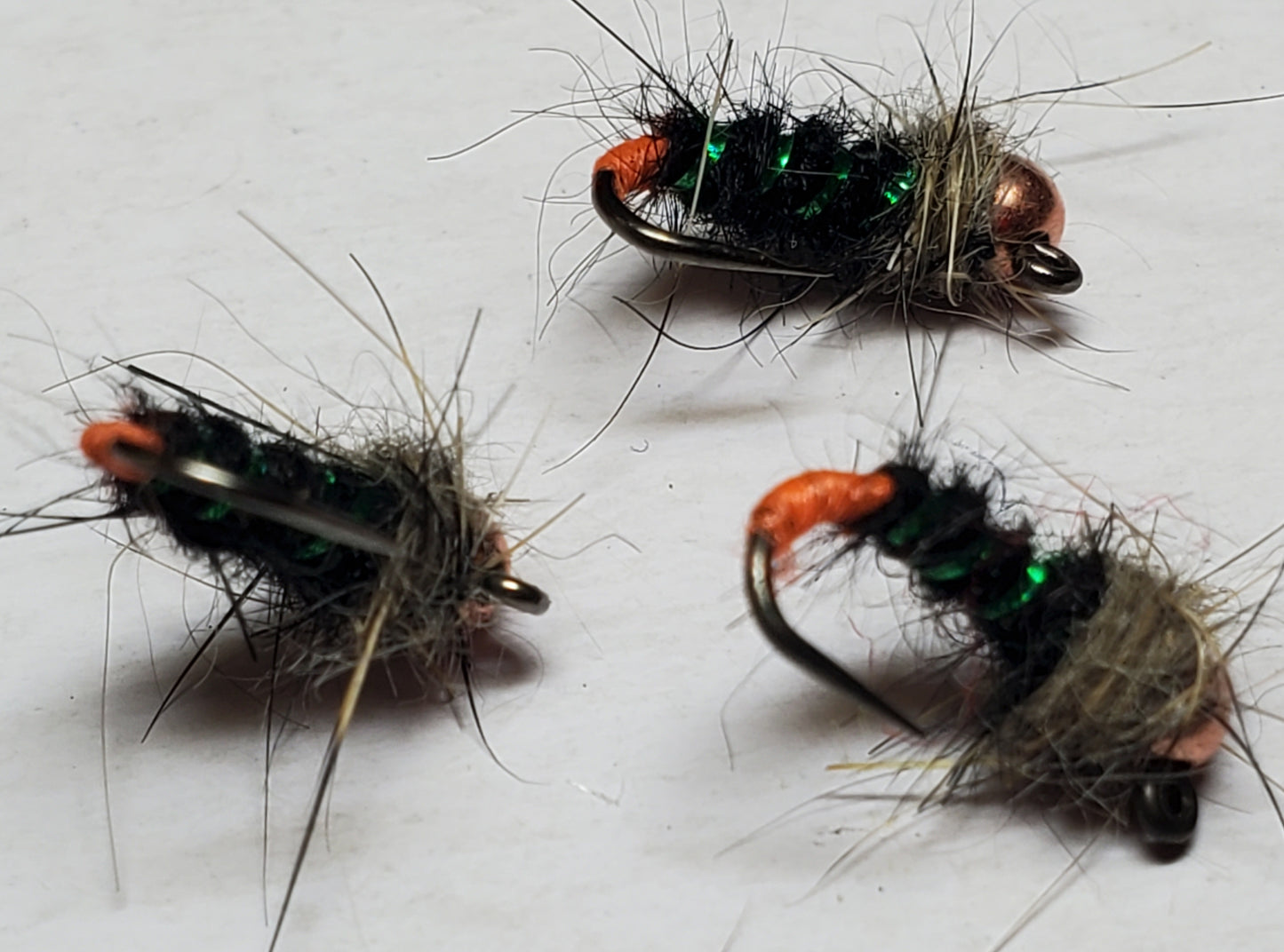 Trout Jig -Green Caddis, Tungsten Bead Head Trout Jig, Trout Jig Nymph, Bead Head Nymph,