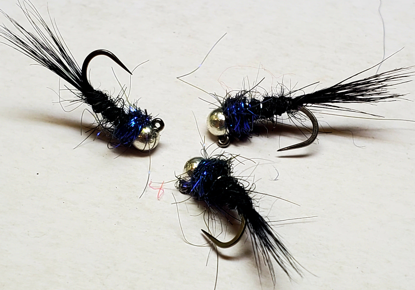 Trout Jig, Tungsten Bead Head Trout Jig, Trout Jig Nymph, Bead Head Nymph, Trout Jig Black and Blue Stonefly