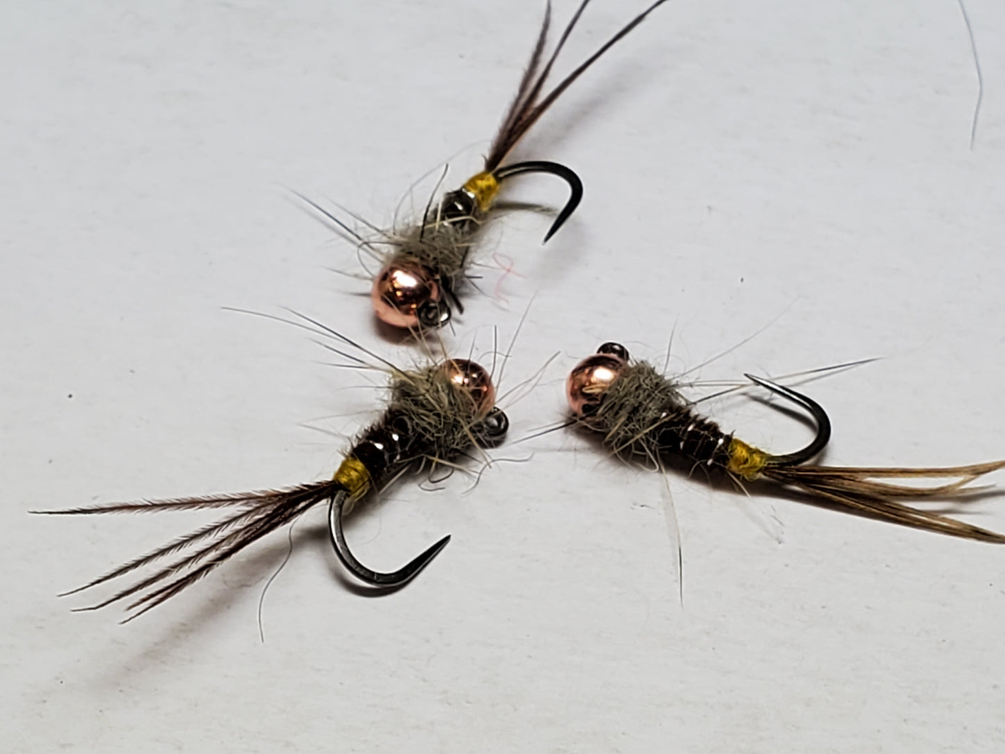 Trout Jig, Tungsten Bead Head Trout Jig, Trout Jig Nymph, Bead Head Nymph, Trout Jig Brown and Tan