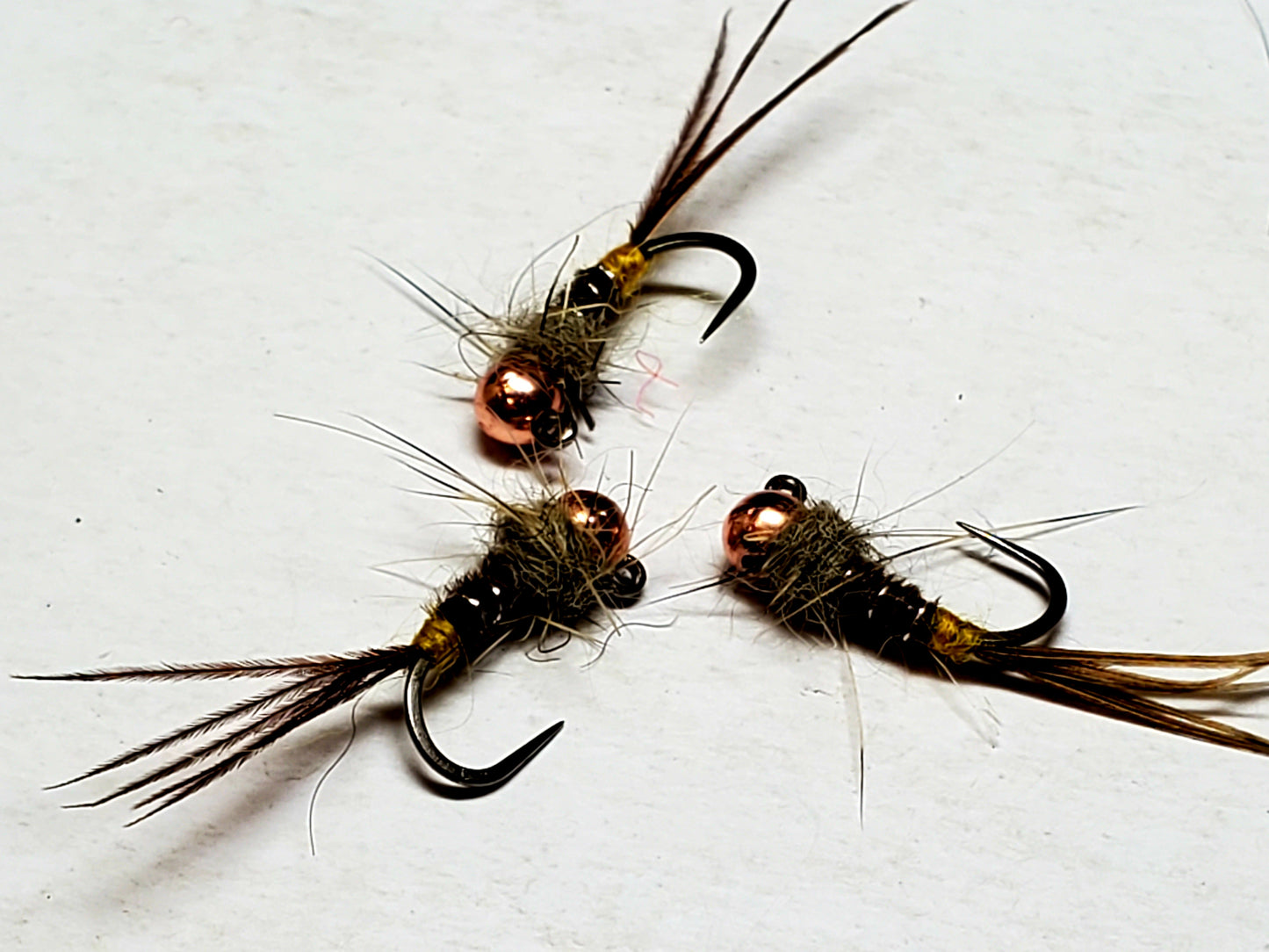 Trout Jig, Tungsten Bead Head Trout Jig, Trout Jig Nymph, Bead Head Nymph, Trout Jig Brown and Tan