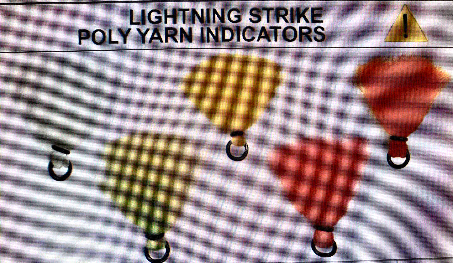 Lightning Strike Poly Yarn Indicators