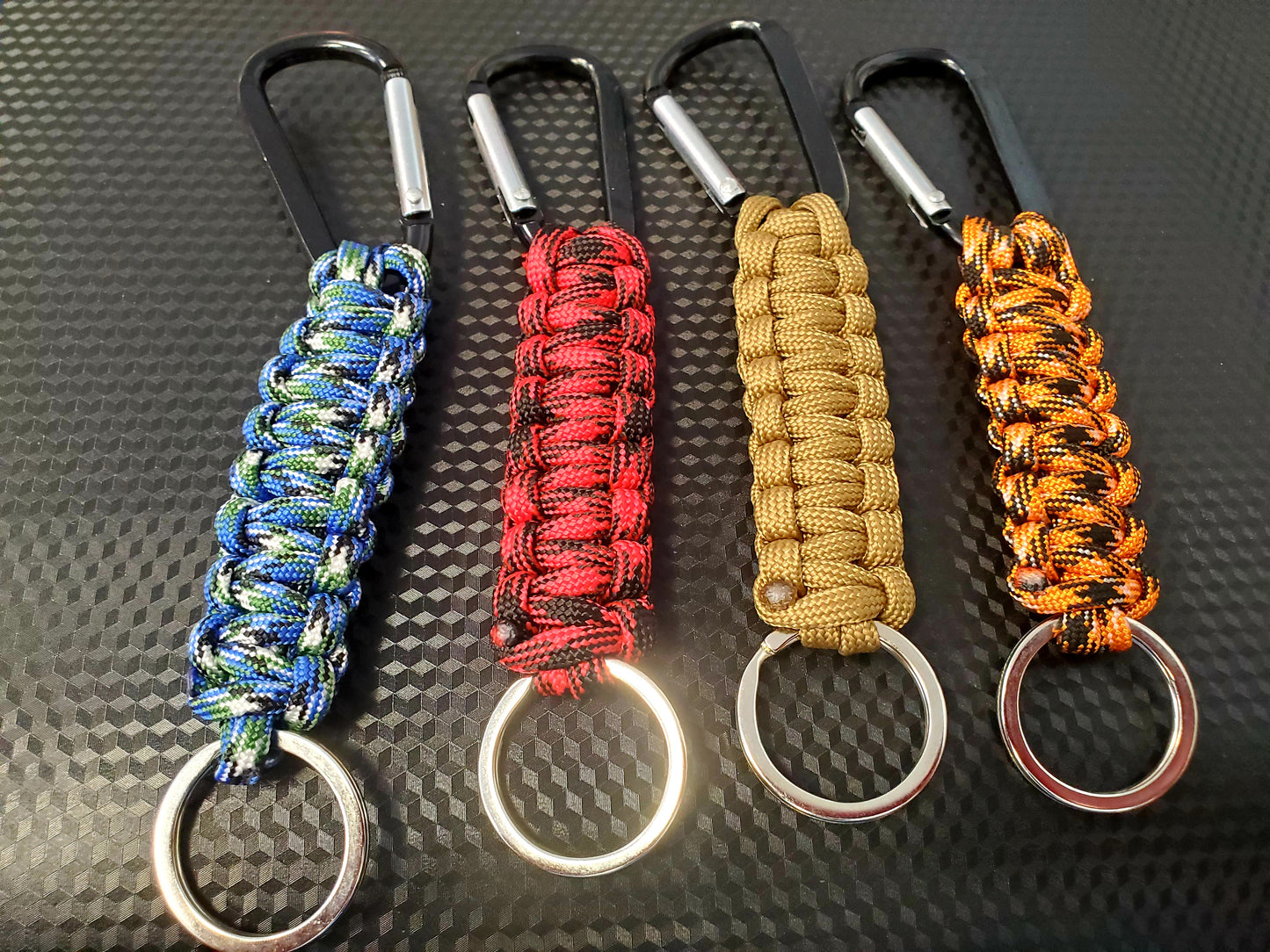 Parachute Cord Tool Clip, Survival Tool Clip, Parachute Cord Key Ring