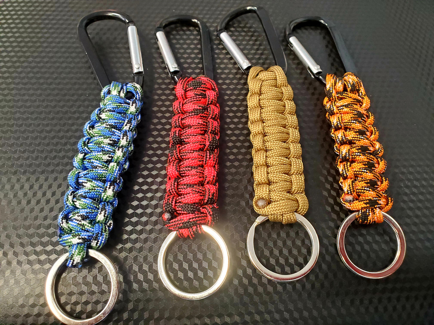 Parachute Cord Tool Clip, Survival Tool Clip, Parachute Cord Key Ring