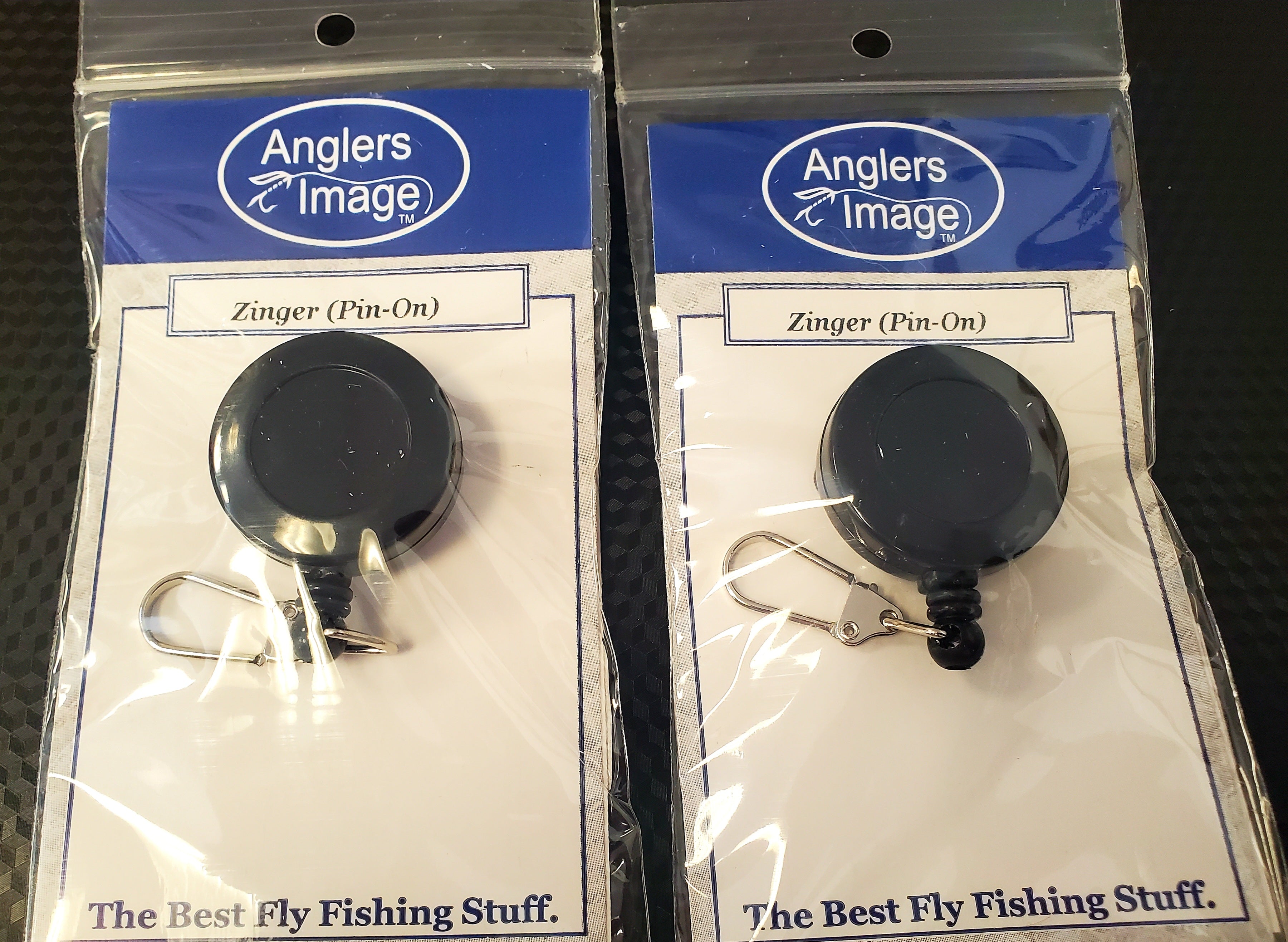 Zinger - Anglers Image Pin ON – Baxter House River Outfitters