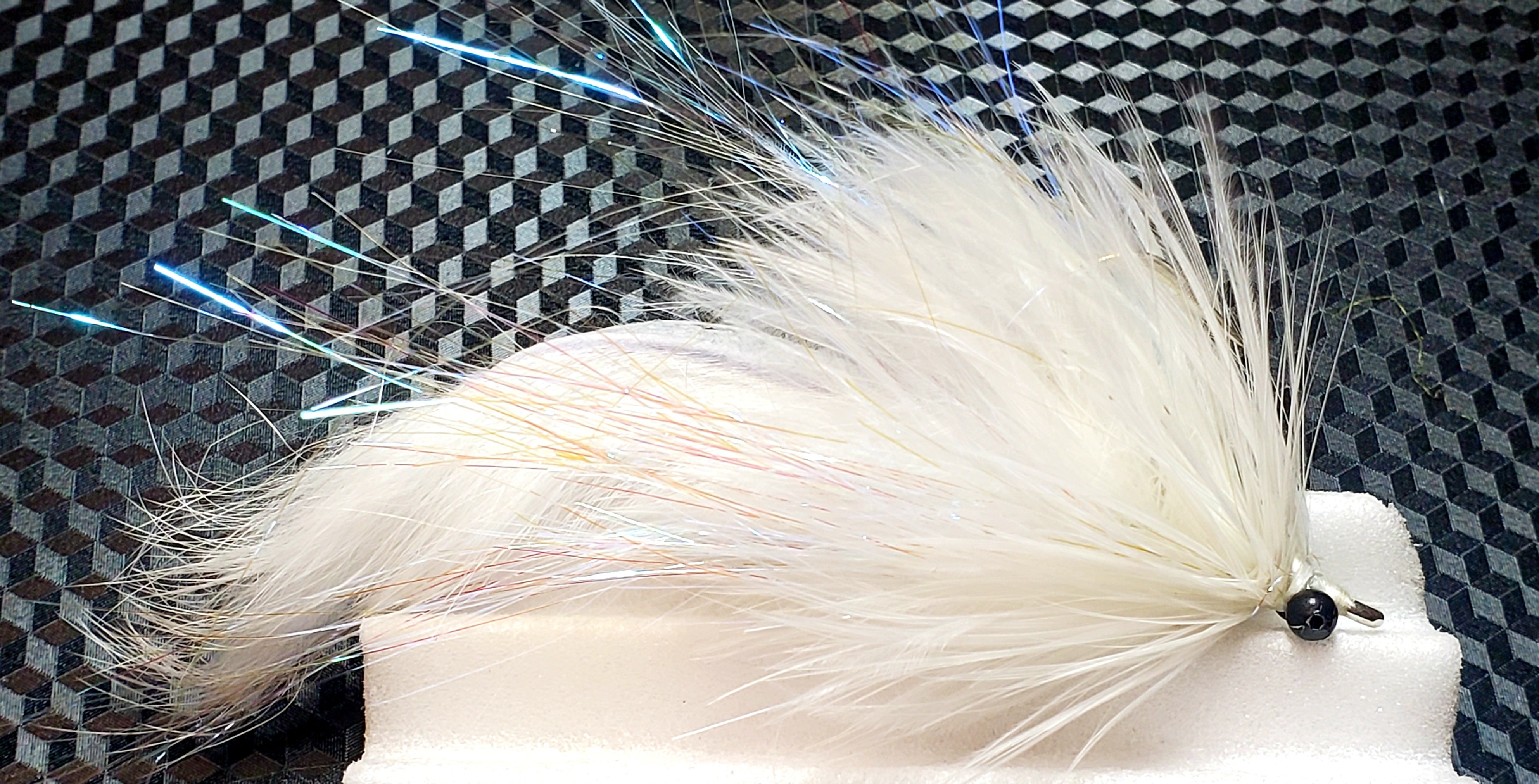 White Rabbit Fly, Salt Water Fly White Rabbit, Flats Fly Baxter