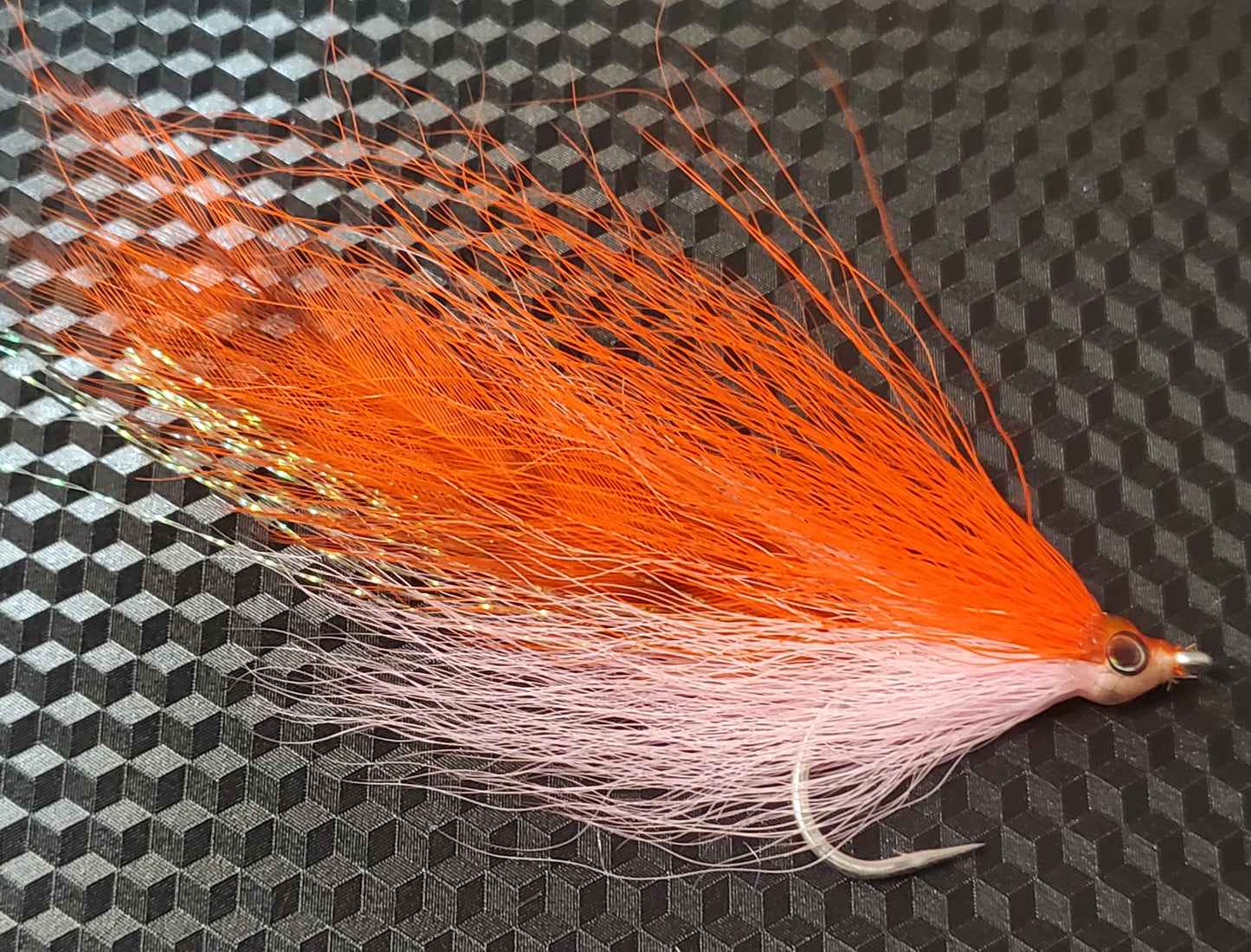 Half and Half Baitfish, Salt Water Baitfish, Pink and Red Baitfish Fly