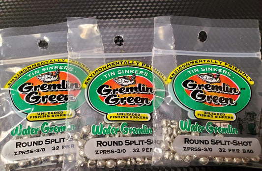 Water Gremlin Non Toxic Split Shot, Fly Fishing Split Shot