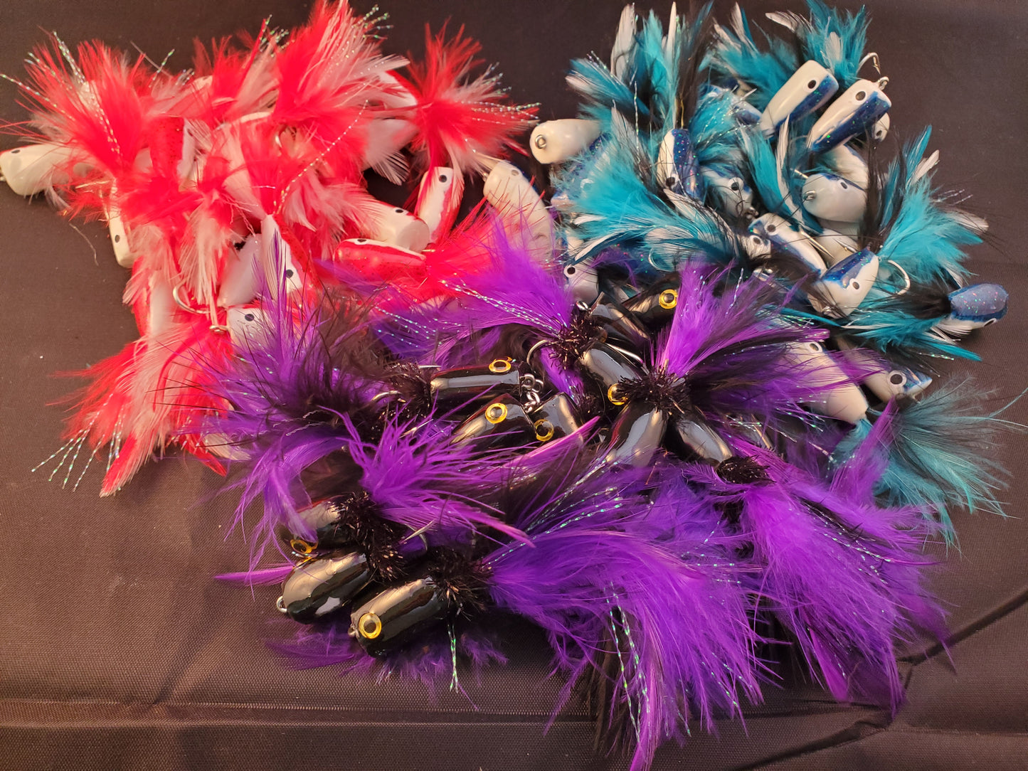 Salt Water Poppers, CLOSEOUT, Bass Popper #2/0, Salt water Popper, Poppers, Popper Fly
