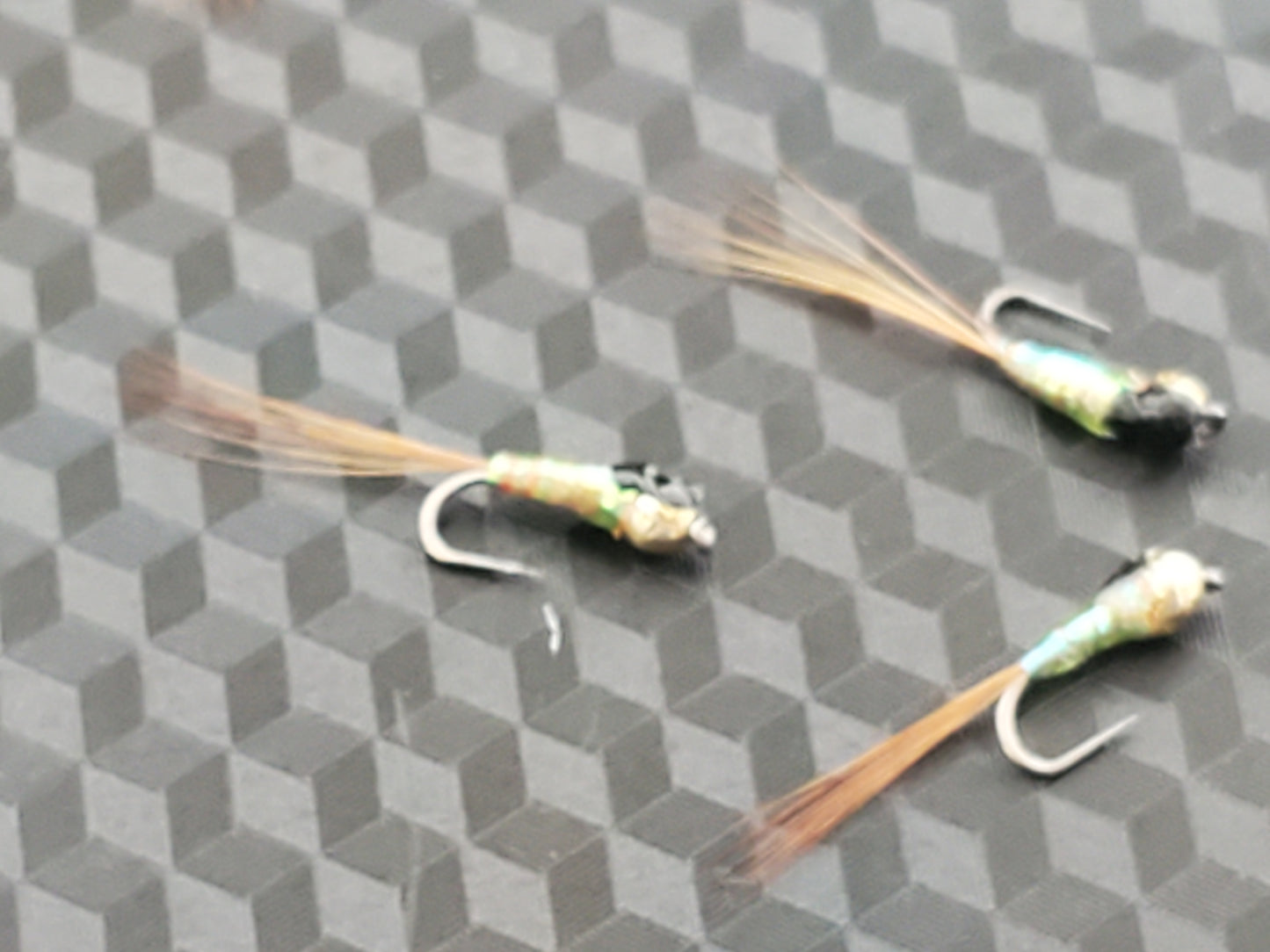 Tungsten Bead Perdigon Nymph, Tungsten Perdigon Nymph, Perdigon Nymph Green Flash