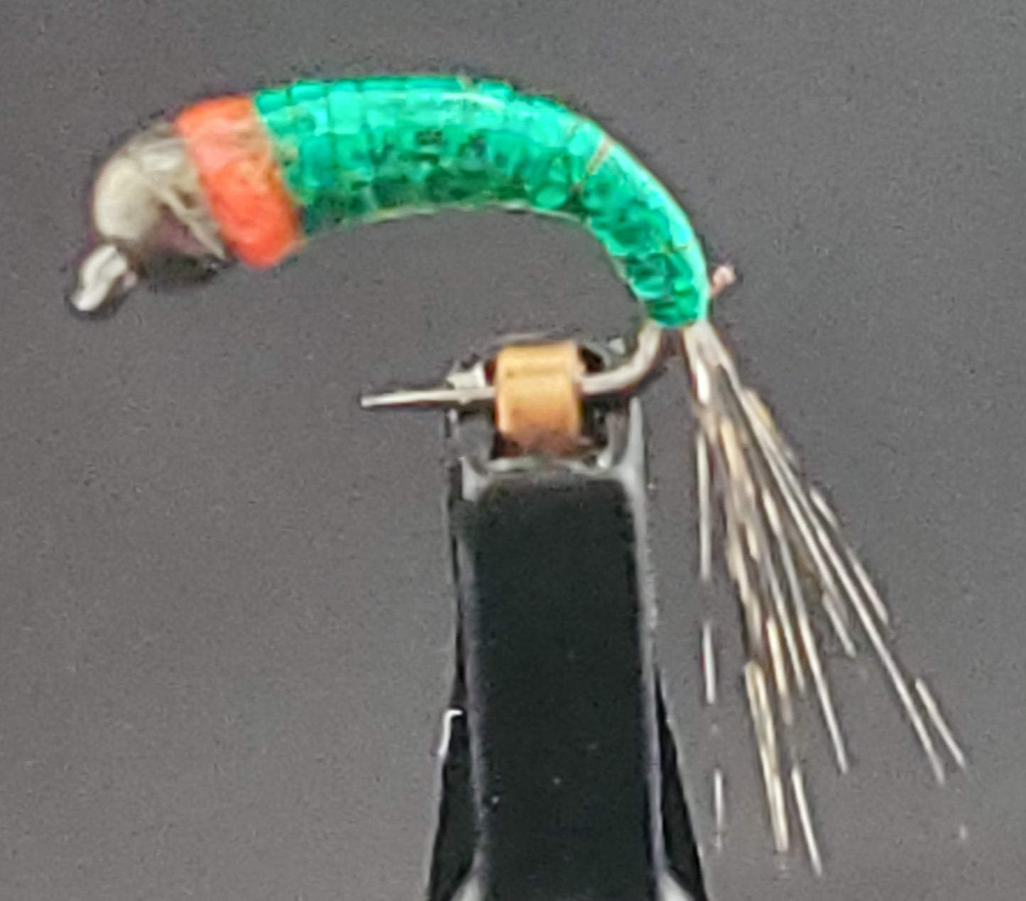 Tungsten Bead Perdigon Nymph, Tungsten Perdigon Nymph, Perdigon Nymph Caddis Green