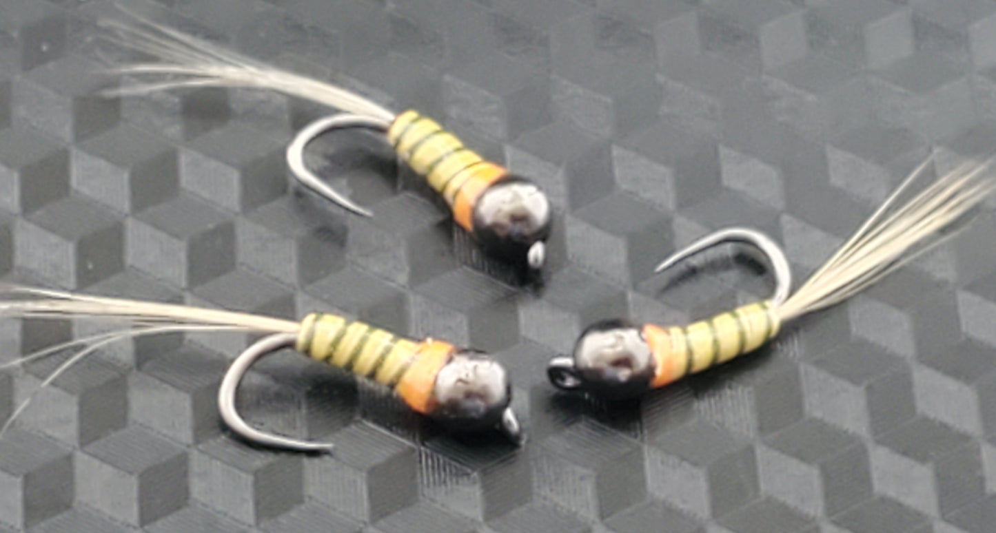 Tungsten Bead Perdigon Nymph, Tungsten Perdigon Nymph, Perdigon Nymph Light Quill