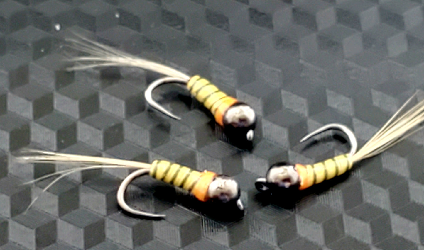 Tungsten Bead Perdigon Nymph, Tungsten Perdigon Nymph, Perdigon Nymph Light Quill