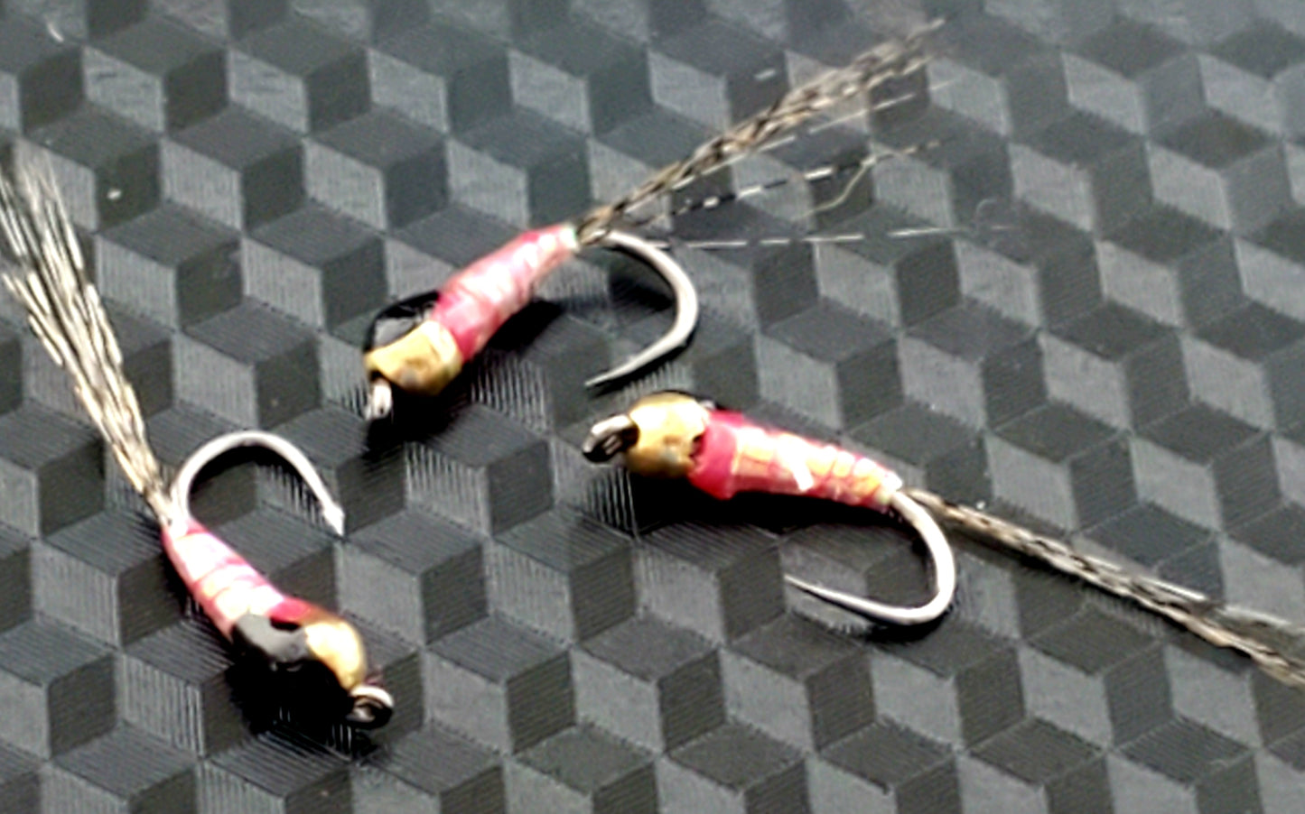 Tungsten Bead Perdigon Nymph, Tungsten Perdigon Nymph, Perdigon Nymph Pink Flash