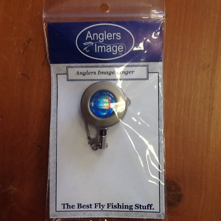 Anglers image zinger pin on