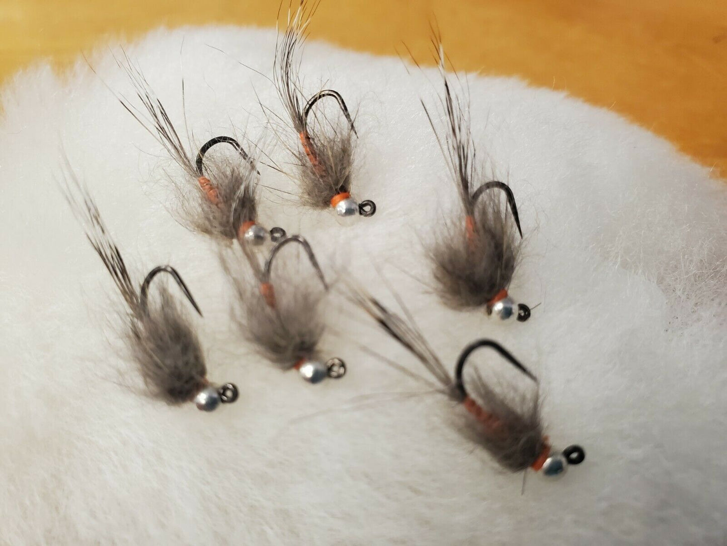 Tungsten Bead Head Hare's Ear Jig Fly, Bead Head Hares Ear, BH Trout Jig #14- #18