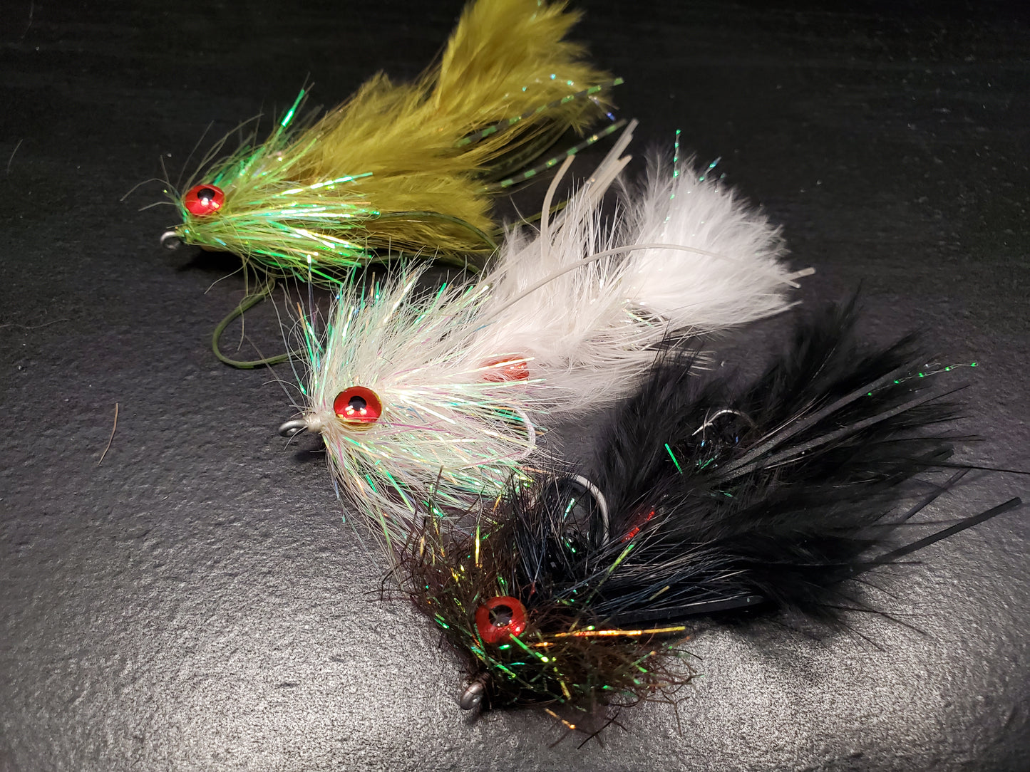 6 Articulated Baitfish Mini SELECTION, 6 Mini Articulated Minnow, Streamer Fly