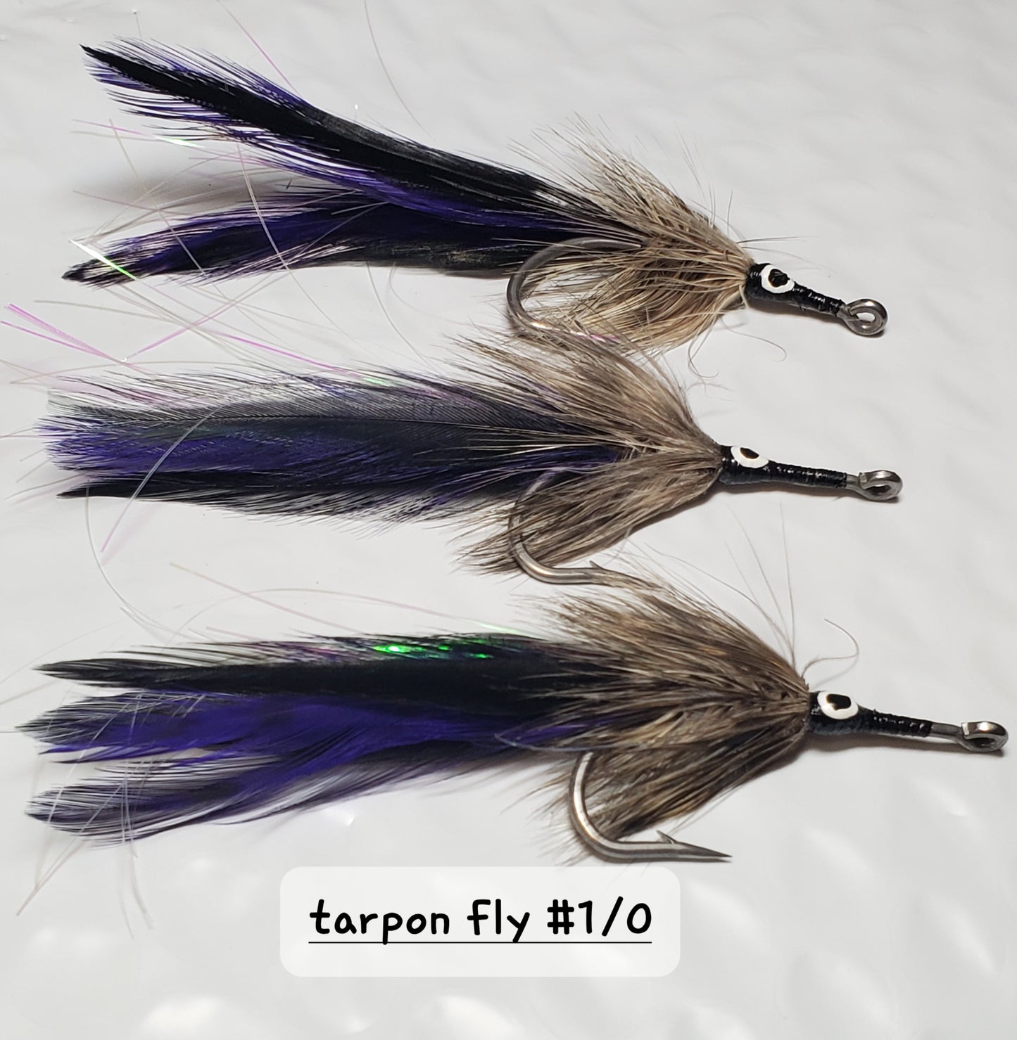 Tarpon Fly Selection, 4 Tarpon Flies, Tarpon Toad
