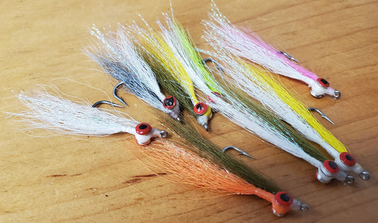 Clouser Minnow Selection #2 - 8 Different Color Patterns