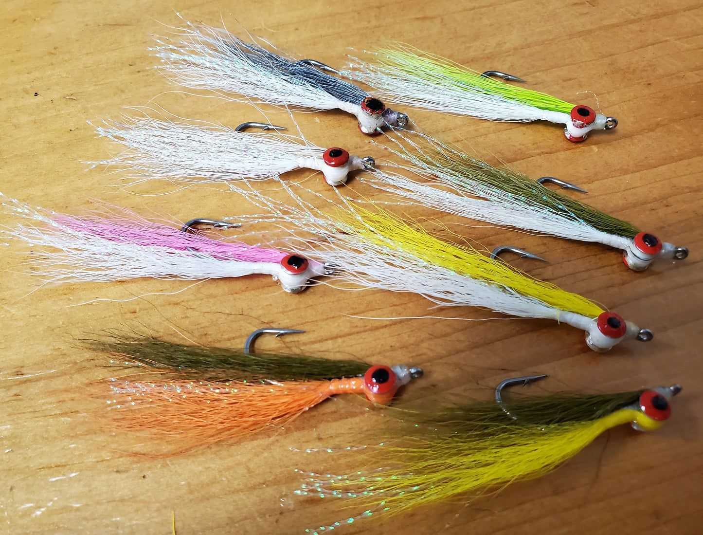 Clouser Minnow Selection #2 - 8 Different Color Patterns