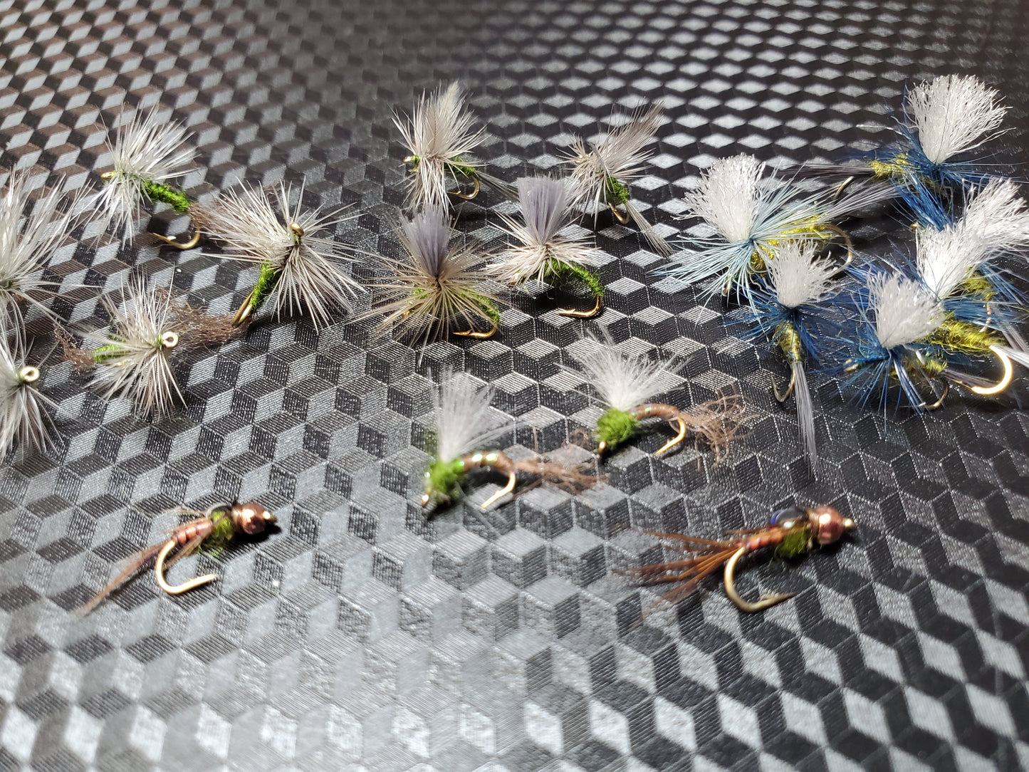 Blue Wing Olive Life Cycle Fly Selection, BWO Fly Selection 20 Flies