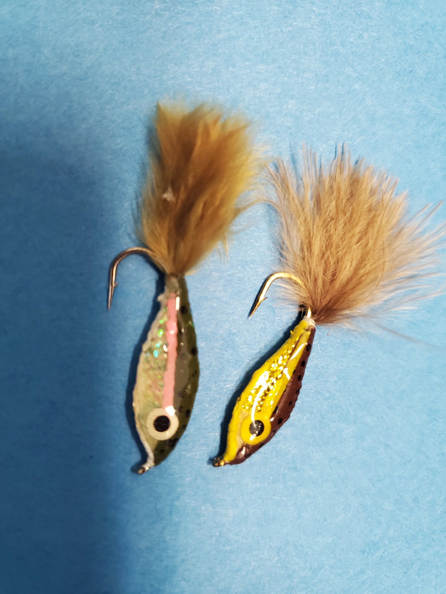 Baby Trout Streamer Fly Selection, Baby Trout Streamer, Trout Fry