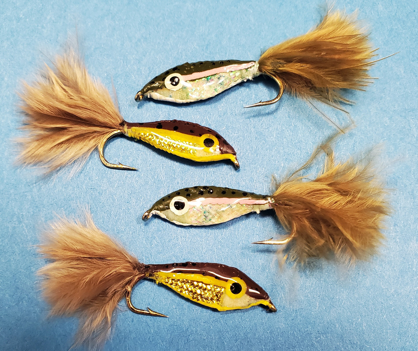 Baby Trout Streamer Fly Selection, Baby Trout Streamer, Trout Fry Streamer Fly
