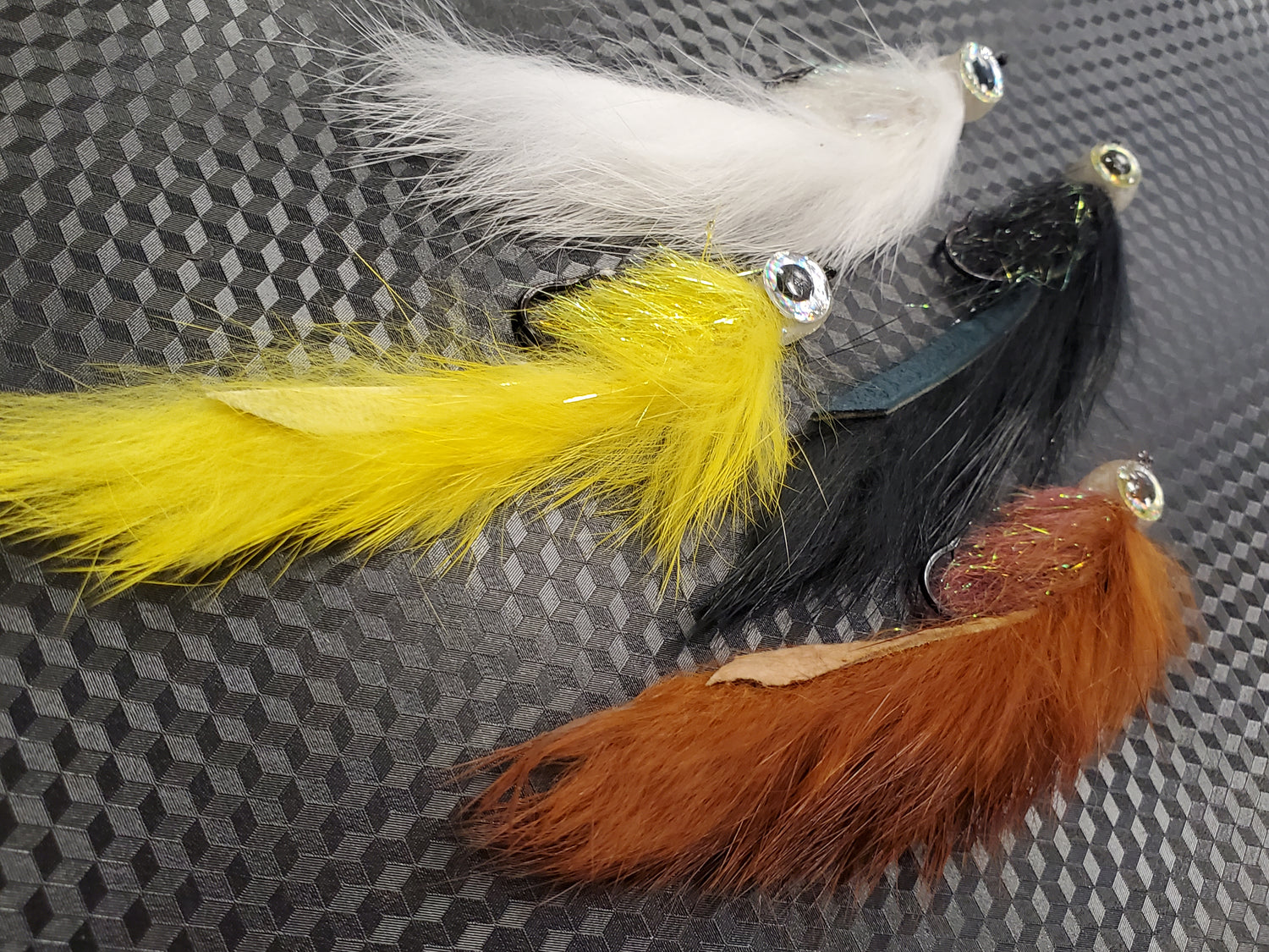 12 Mixed Color Zonker Trout Flies, Size 10 – Booby Zonkers For Fly Fishing