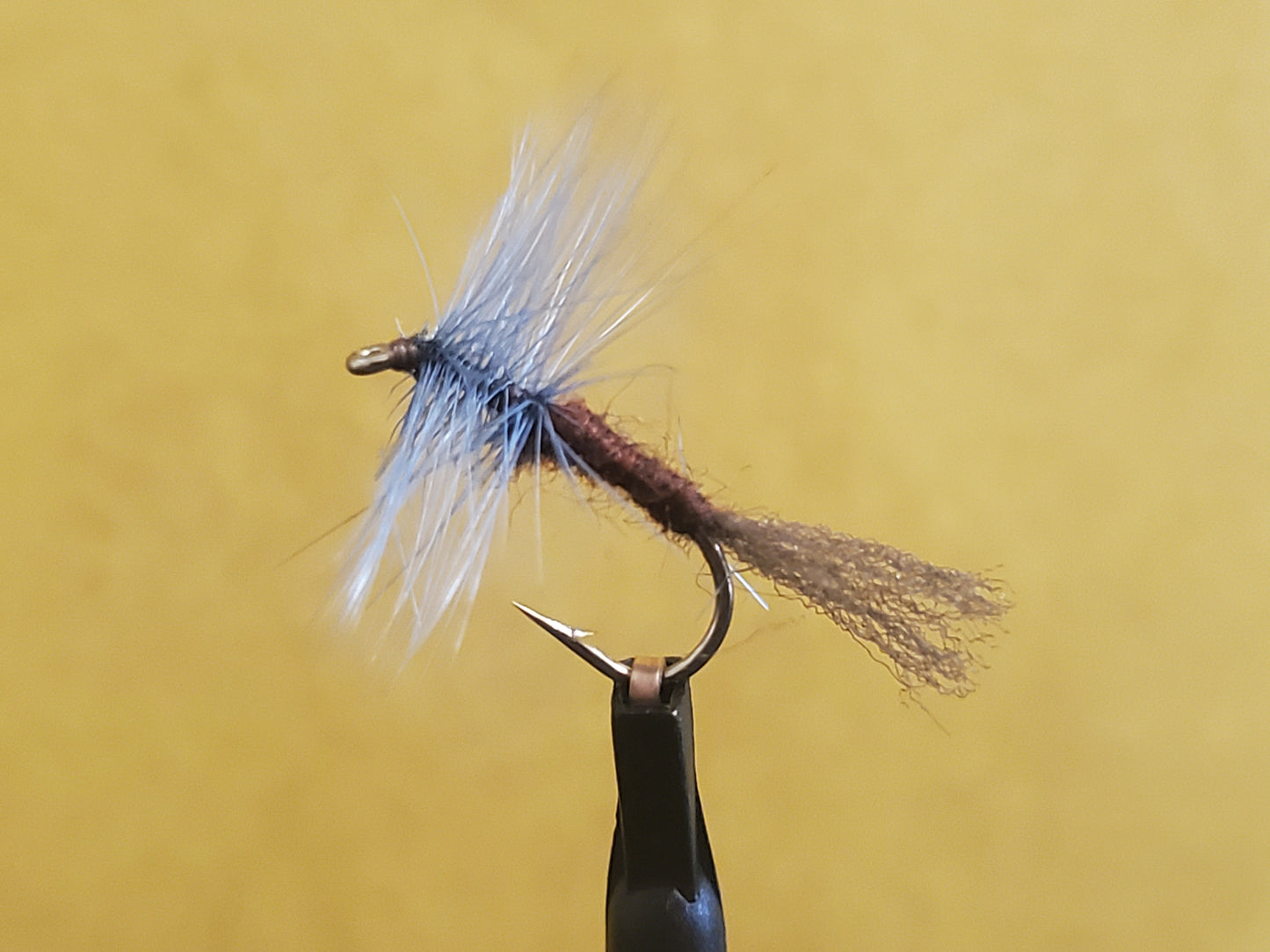 Isonychia Hackle Wing Cripple Dry Fly, Slate Drake Hackle Wing Cripple Dry Fly