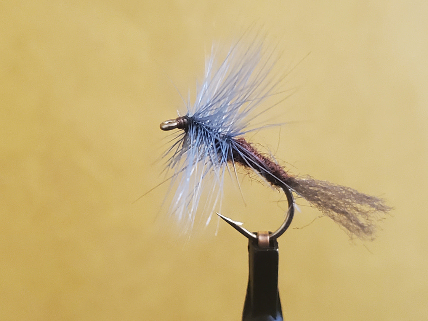 Isonychia Hackle Wing Cripple Dry Fly, Slate Drake Hackle Wing Cripple Dry Fly