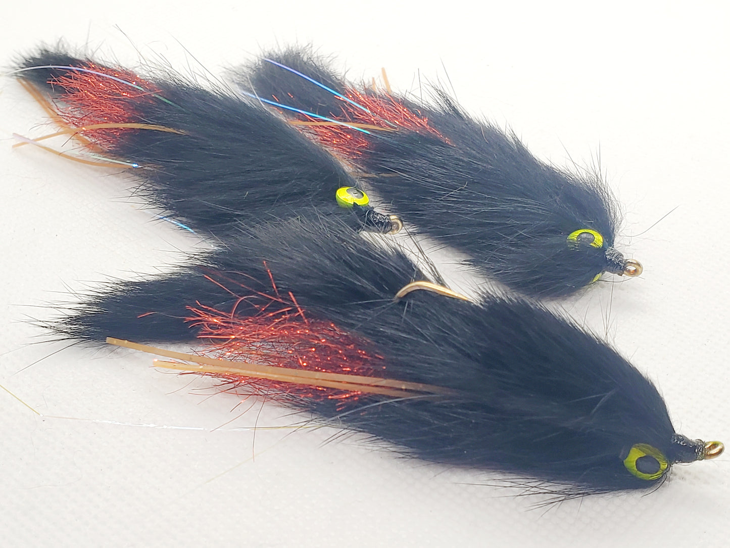 Dumbell Zonker Fly, Dumbell Rabbit Strip Streamer Fly, Zonker Fly