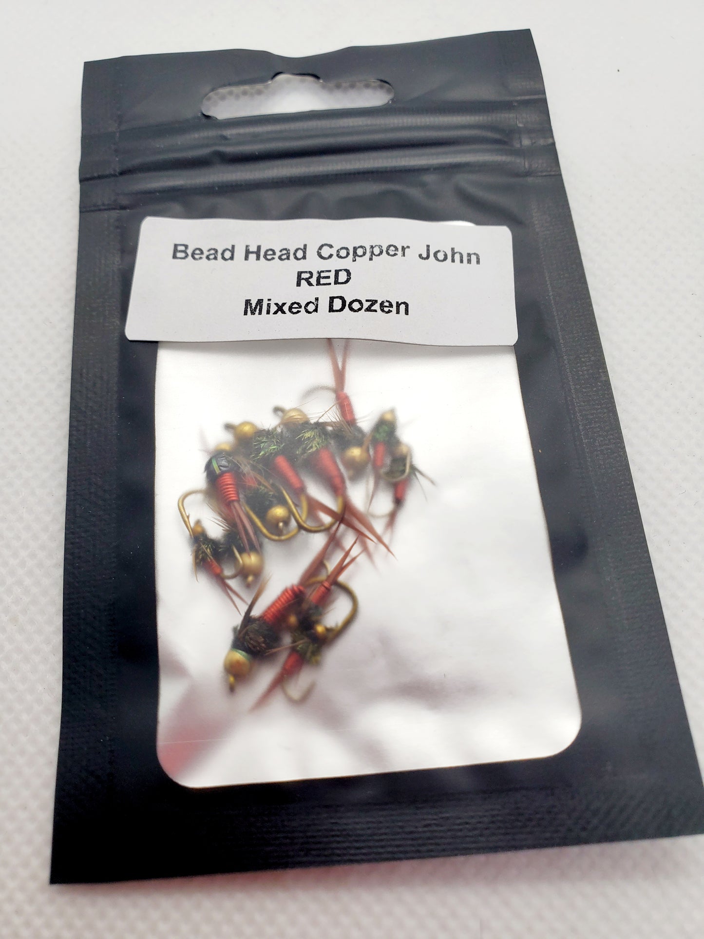 Bead Head FlashBack Copper John- RED