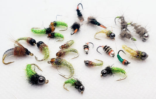 Caddis Nymph / Caddis Larva SELECTION, Bead Head Caddis Nymph, Caddis Fly