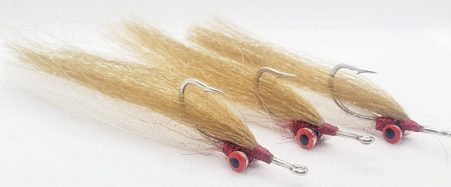 Synthetic WIng Clouser Minnow #2, Clouser Minnow Fly