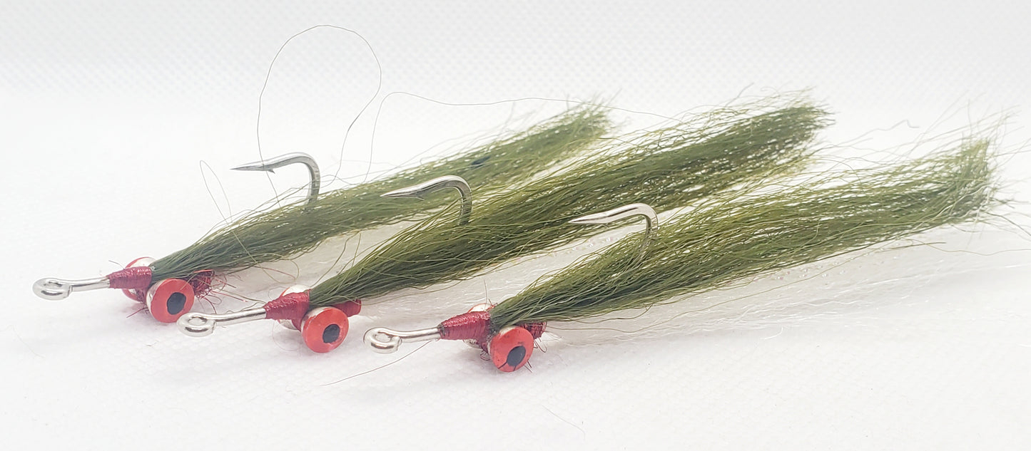 Synthetic WIng Clouser Minnow #2, Clouser Minnow Fly