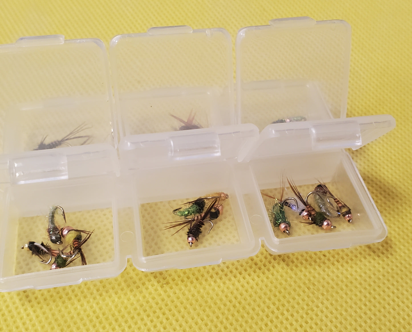 Tungsten Bead Trout Nymph Selection, 25 Bead Head Nymphs, 25 BH Nymphs