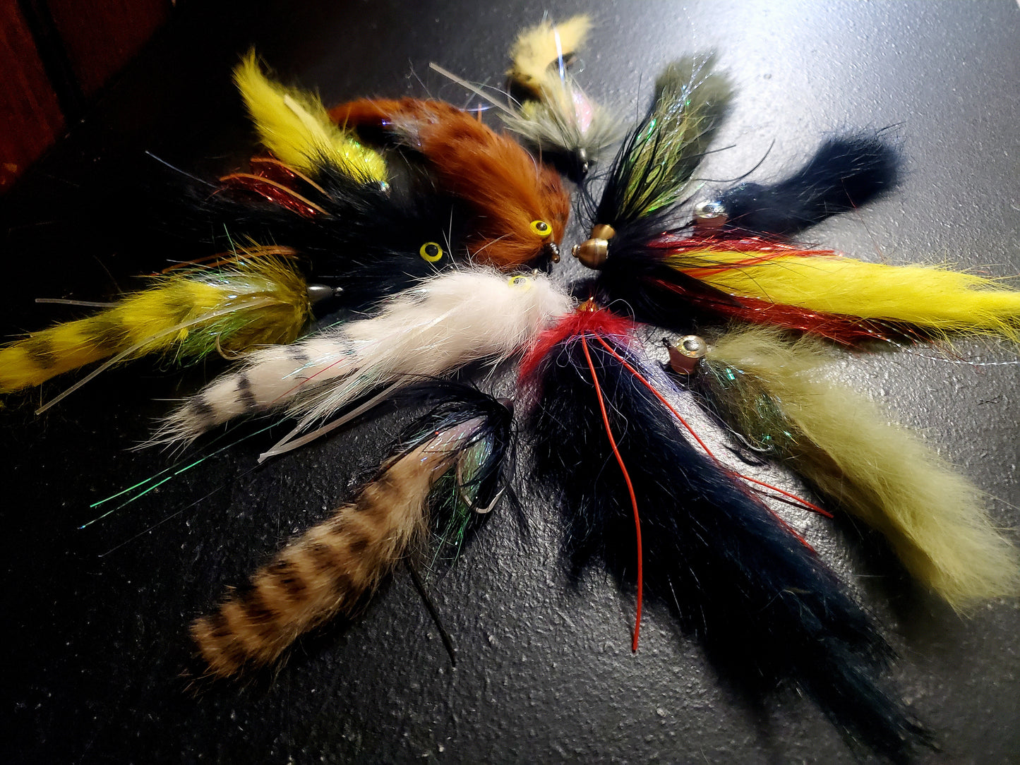 12 Trout Zonker Selection, Zonker Fishing Fly,  Bunny Leech Streamer Fly