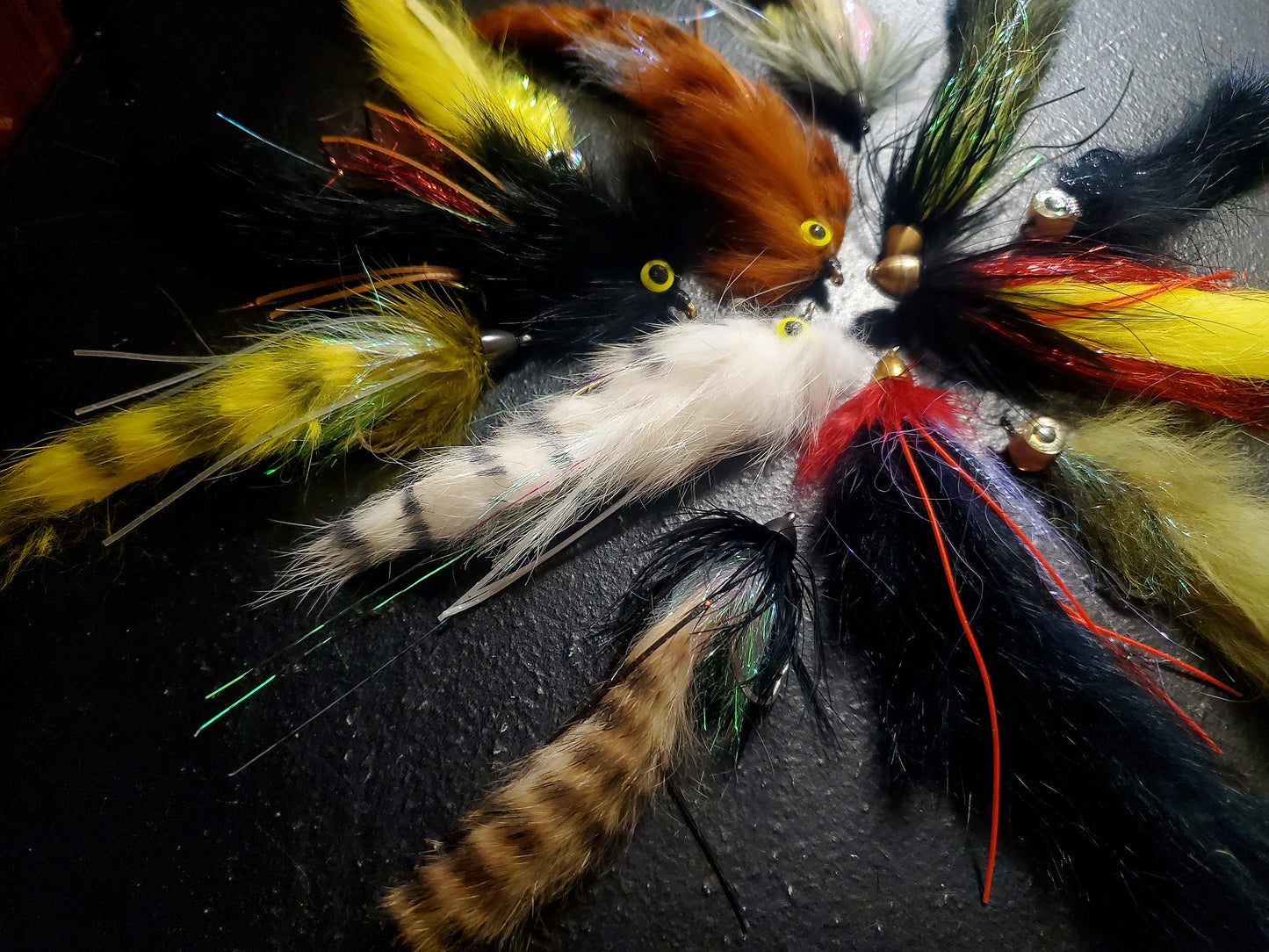 12 Trout Zonker Selection, Zonker Fishing Fly,  Bunny Leech Streamer Fly