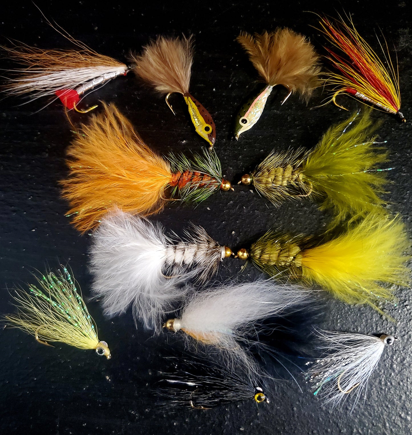 12 Trout Streamer Fly Selection, Streamer Fishing Fly, Trout Fly