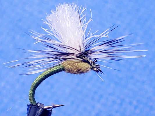 Blue Wing Olive Para Emerger Fly, Blue WIng Olive Emerger, BWO Klinkhammer